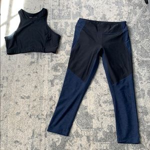 Outdoor Voices Set - size medium - black/blue
